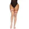 LEG AVENUE - VEGAN LEATHER TIGH HIGH GARTER ONE SIZE - PINK