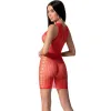 PASSION - BS097 RED BODYSTOCKING ONE SIZE