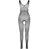 PASSION - BS098 BLACK BODYSTOCKING ONE SIZE