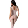 PASSION - BS098 WHITE BODYSTOCKING ONE SIZE