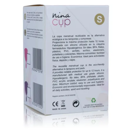 NINA KIKÍ - MENSTRUAL CUP PINK - SIZE S