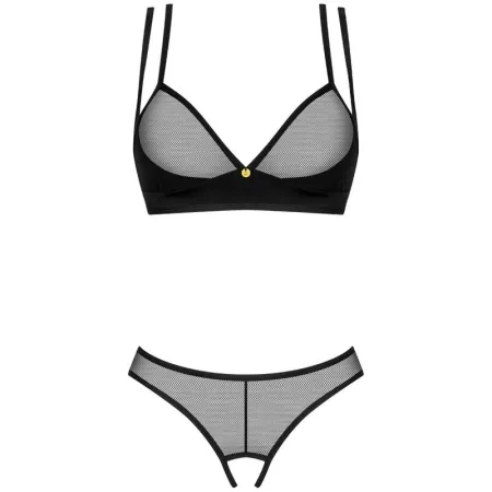 OBSESSIVE - NESARI SET TWO PIECES CROTCHLESS XS/S