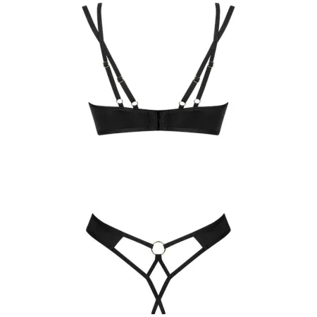 OBSESSIVE - NESARI SET TWO PIECES CROTCHLESS XS/S