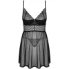 OBSESSIVE - CHEMERIS SET BADYDOLL & THONG XS/S