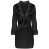 LIVCO CORSETTI FASHION - KUMIKO LC 90428 DRESSING GOWN + PANTY BLACK L/XL