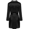 LIVCO CORSETTI FASHION - KUMIKO LC 90428 DRESSING GOWN + PANTY BLACK L/XL