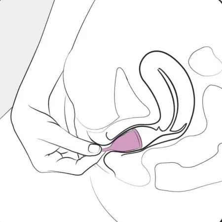 FEMINTIMATE - EVE SILICONE MENSTRUAL CUP - SIZE S