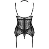LIVCO CORSETTI FASHION - GIELLANDRA FOR THE SENSES COLLECTION CORSET + PANTY BLACK