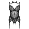 LIVCO CORSETTI FASHION - AURORA LC90727 SHIRT + PANTY BLACK