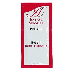 EXTASE SENSUAL - STRAWBERRY STIMULATING OIL 10 ML