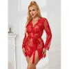 LIVCO CORSETTI FASHION - TIANA LC 20208 CHEMISE + THONG BLACK L/XL