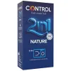 CONTROL - DUO NATURA 2-1 PRESERVATIVE + GEL 6 UNITS