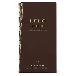 LELO - HEX CONDOMS RESPECT XL 12 PACK