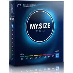 MY SIZE - PRO CONDOMS 57 MM 36 UNITS