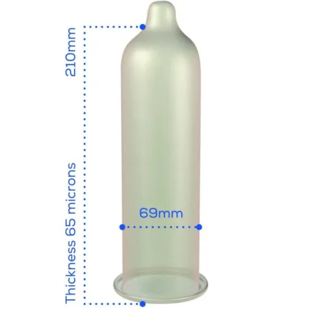 PASANTE - CONDOMS SIZE SUPER KING BAG 144 UNITS