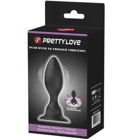 PRETTY LOVE - VIBRATING ANAL PLUG BLACK