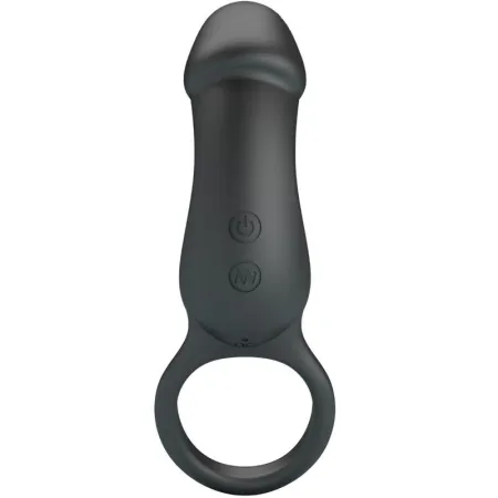 PRETTY LOVE - TRAE RING & VIBRATOR BLACK