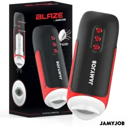 JAMYJOB - BLAZE AUTOMATIC MOUTH MASTURBATOR 5 STIMULATING WAVES AND VIBRATION MODES