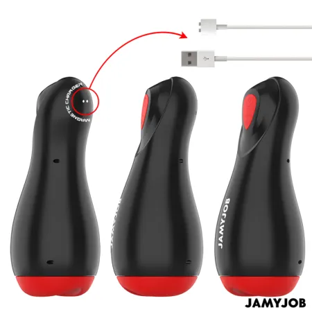 JAMYJOB - CORE-X AUTOMATIC MASTURBATOR 5 STIMULATING WAVES AND VIBRATION MODES