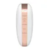 SATISFYER - LOVE TRIANGLE AIR PULSE STIMULATOR & VIBRATOR WHITE