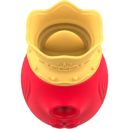 INTENSE - CLIT STIMULATOR 10 LICKING AND STIMULATING WAVES FREQUENCIES - RED