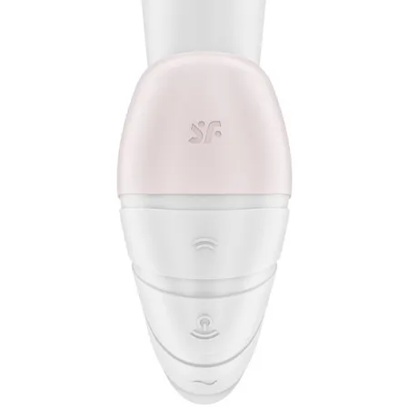 SATISFYER - SUPERNOVA AIR PULSE STIMULATOR & VIBRATION WHITE