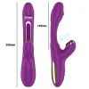 INTENSE - ATENEO RECHARGEABLE MULTIFUNCTION VIBRATOR 7 VIBRATIONS WITH SWINGING MOTION AND STIMULATING WAVES PURPLE