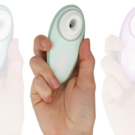 WOMANIZER - LIBERTY 2 CLITORIS STIMULATOR & STIMULATING WAVES LIGHT GREEN