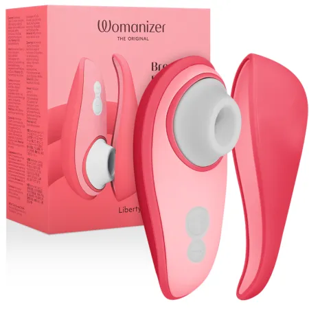 WOMANIZER - LIBERTY 2 CLITORIS STIMULATOR & STIMULATING WAVES PINK