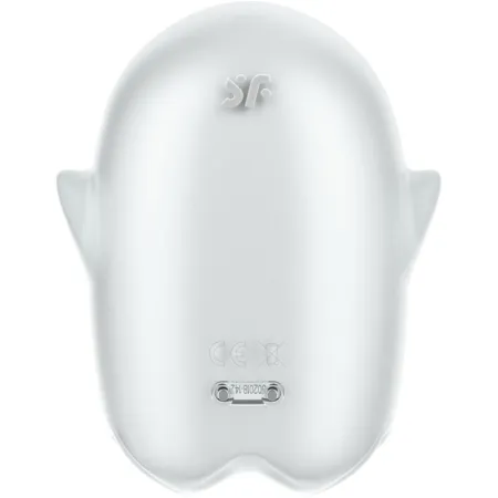 SATISFYER - GLOWING GHOST AIR PULSE & VIBRATOR WHITE