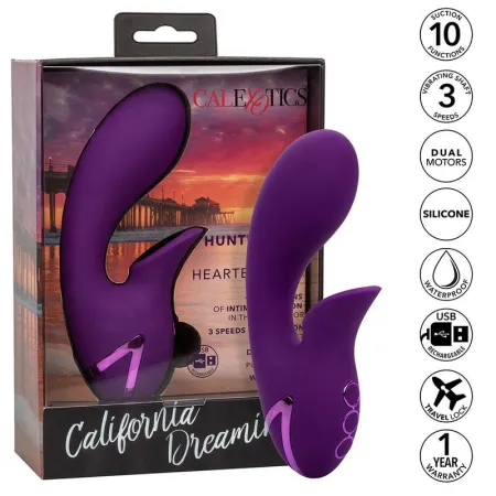 CALEXOTICS - HUNTINGTON BEACH HEARTBREAKER STIMULATOR & STIMULATING WAVES PURPLE BY CALIFORNIA DREAMING