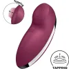 SATISFYER - TAP & CLIMAX 2 VIBRATOR & STIMULATOR RED
