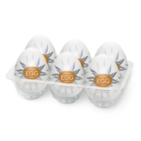 TENGA - SHINY MASTURBATOR EGG PACK 6 UNITS