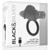 BLACK&SILVER - BURTON VIBRATING RING 10 MODES BLACK