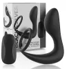 BLACK&SILVER - REMOTE CONTROL ANAL MASSAGER RECHARGEABLE SILICONE BLACK
