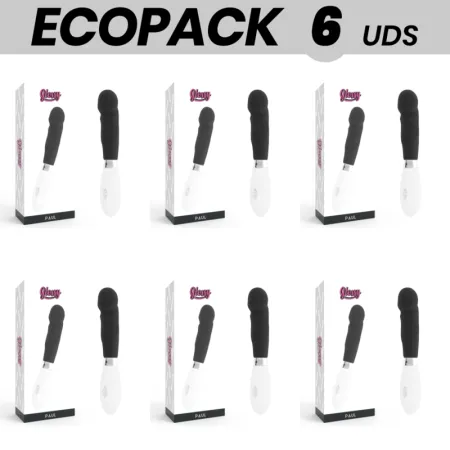 ECOPACK 6 UNITS - GLOSSY PAUL VIBRATOR BLACK