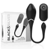 BLACK&SILVER - JENELL RECHARGEABLE VIBRATING EGG