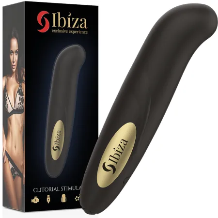 IBIZA - CLIT STIMULATOR USB CHARGER 10 VIBRATION MODES GOLDEN 13 X 2,10