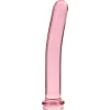 NEBULA SERIES BY IBIZA - MODEL 8 DILDO BOROSILICATE GLASS PINK 14.5 CM -O- 2 CM