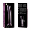NEBULA SERIES BY IBIZA - MODEL 8 DILDO BOROSILICATE GLASS PINK 14.5 CM -O- 2 CM