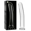NEBULA SERIES BY IBIZA - MODEL 9 DILDO BOROSILICATE GLASS CLEAR 15.5 CM -O- 2.5 CM