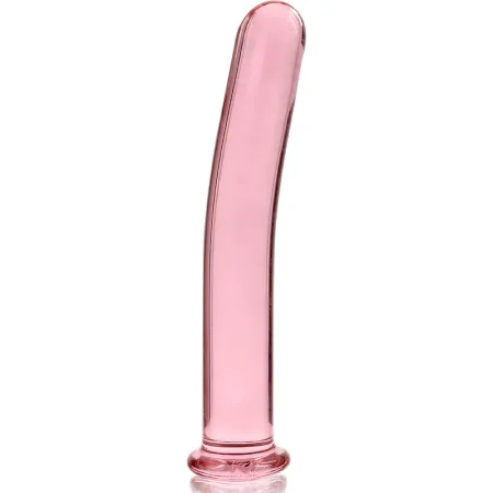 NEBULA SERIES BY IBIZA - MODEL 9 DILDO BOROSILICATE GLASS PINK 15.5 CM -O- 2.5 CM