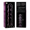 NEBULA SERIES BY IBIZA - MODEL 10 DILDO BOROSILICATE GLASS PINK 16.5 CM -O- 3.5 CM