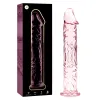 NEBULA SERIES BY IBIZA - MODEL 12 DILDO BOROSILICATE GLASS PINK 17 CM -O- 3.5 CM