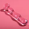 NEBULA SERIES BY IBIZA - MODEL 13 DILDO BOROSILICATE GLASS PINK 18 CM -O- 3.5 CM