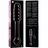NEBULA SERIES BY IBIZA - MODEL 20 DILDO BOROSILICATE GLASS PINK 20.5 CM -O- 3 CM