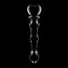 NEBULA SERIES BY IBIZA - MODEL 21 DILDO BOROSILICATE GLASS CLEAR 20.5 CM -O- 3.5 CM
