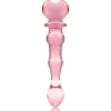 NEBULA SERIES BY IBIZA - MODEL 21 DILDO BOROSILICATE GLASS PINK 20.5 CM -O- 3.5 CM