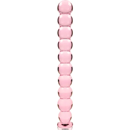 NEBULA SERIES BY IBIZA - MODEL 22 DILDO BOROSILICATE GLASS PINK 21.5 CM -O- 2.5 CM