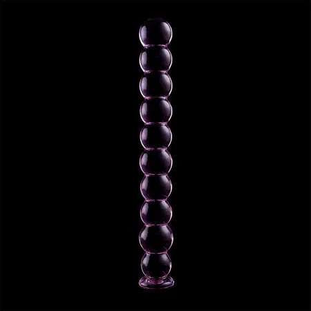 NEBULA SERIES BY IBIZA - MODEL 22 DILDO BOROSILICATE GLASS PINK 21.5 CM -O- 2.5 CM